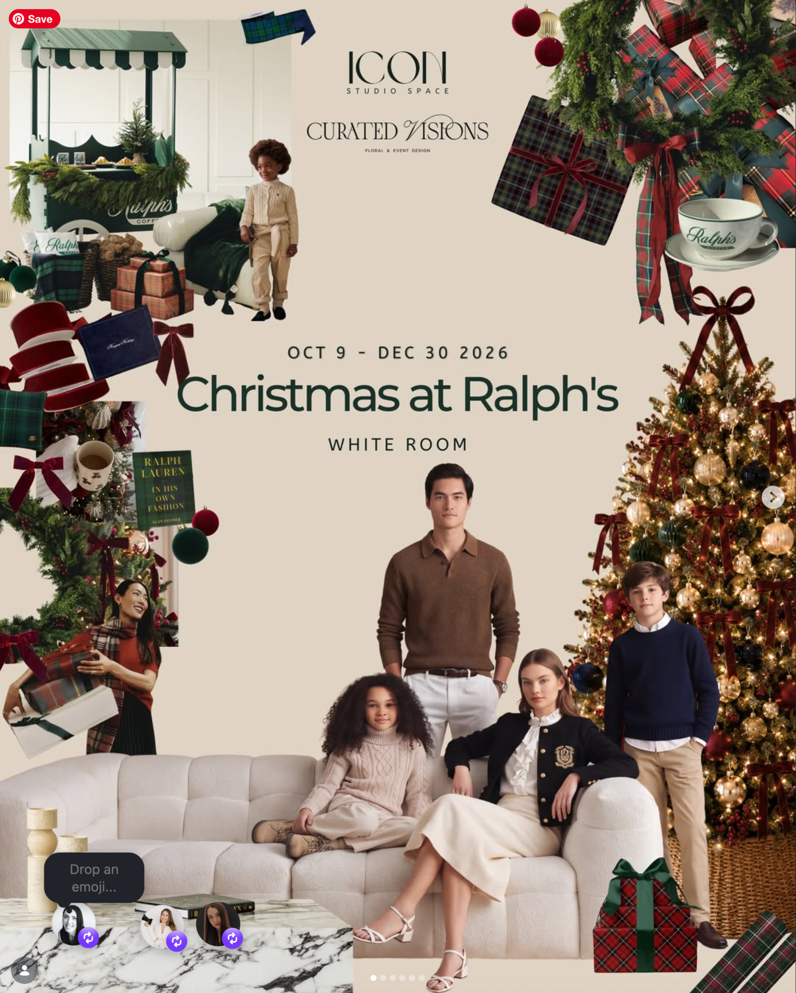 Christmas at Ralph's set mood board